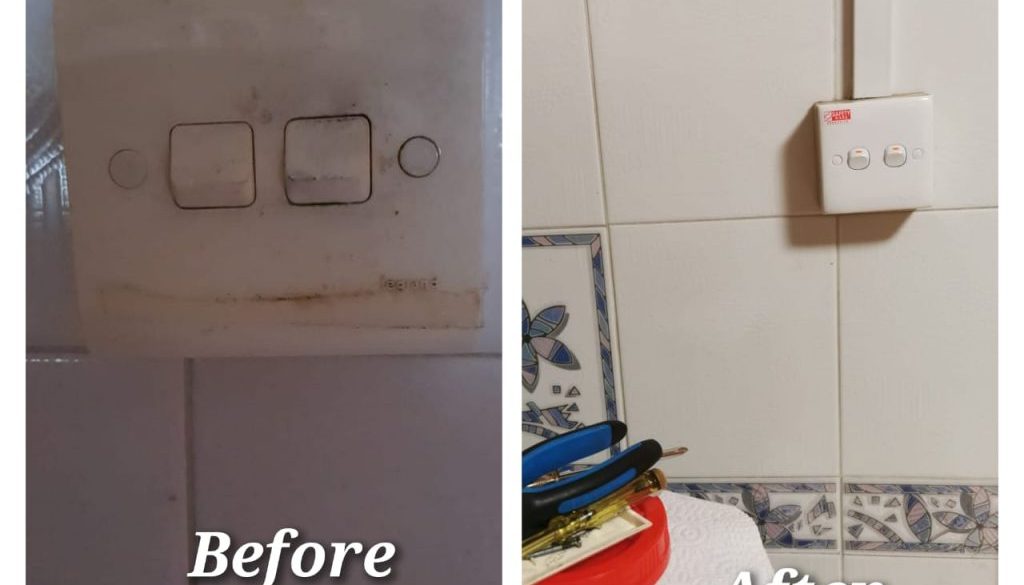 B&A 89 (Supply And Replace 2 Gang Switch)