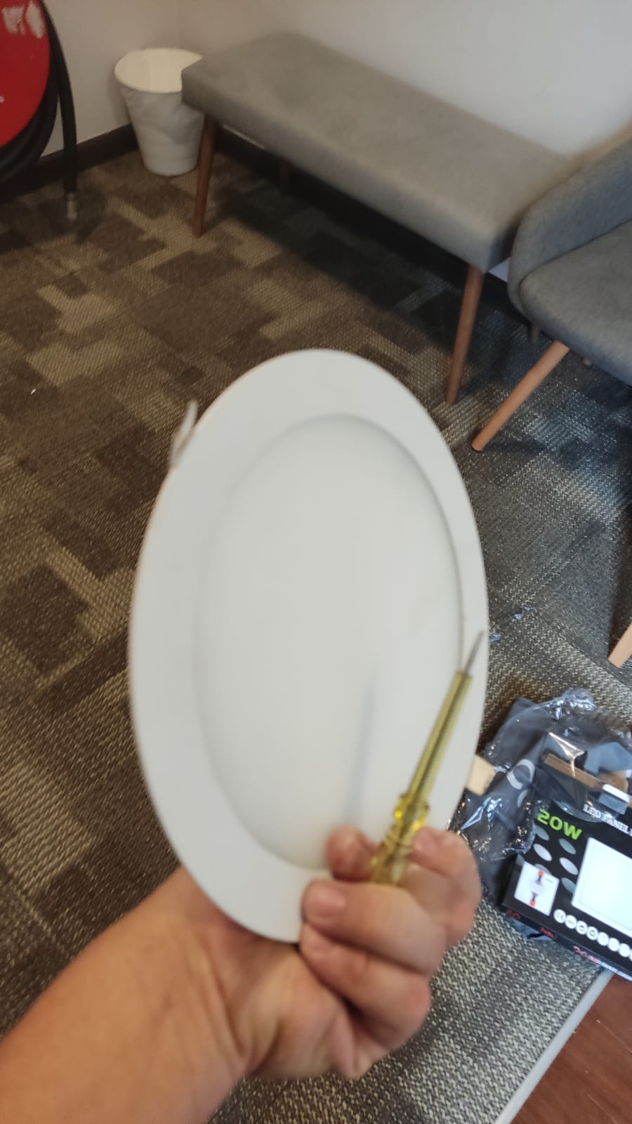 Supply And Replace New Downlight 3